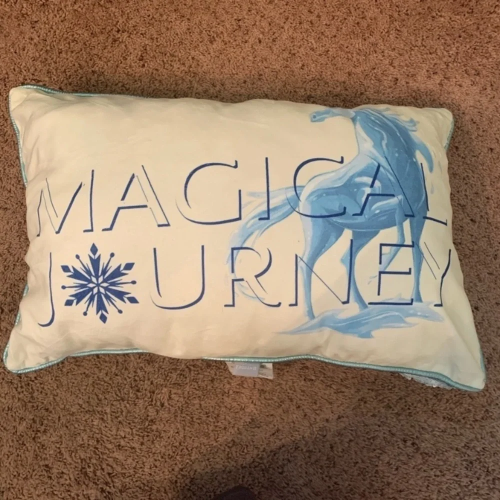 nwt disneys frozen 2 flip sequin large pillow bedding Elsa anna